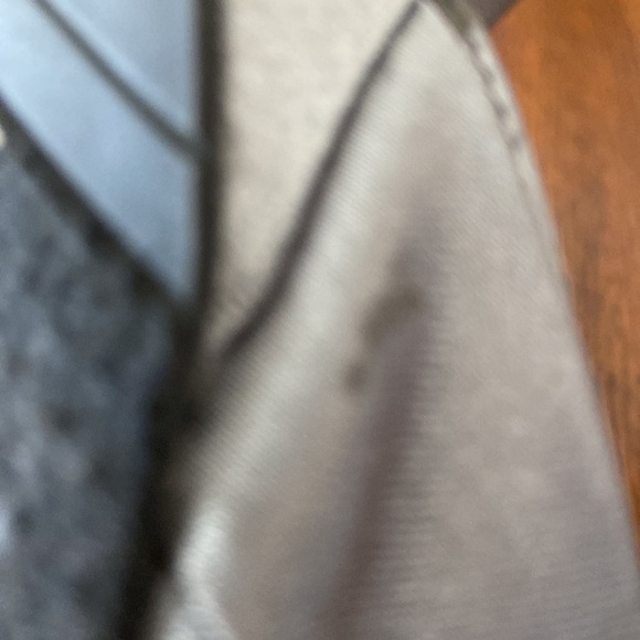 WOMEN’S Nina gray wedges size 8M rhinestones satin - Picture 10 of 11